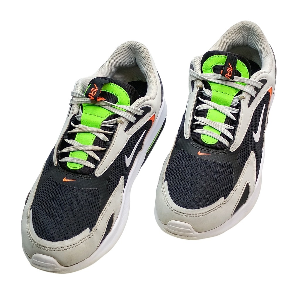 Nike Air Max Bolt Mens 10.5 Running Shoes Smoke Grey Electric Green CU4151-002
